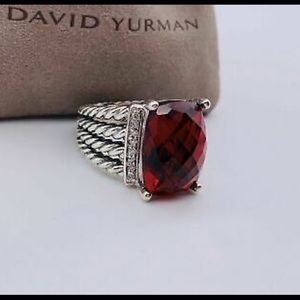 David Yurman Jewelry - David Yurman Garnet 16x12mm Wheaton Ring David Yurman Jewelry - David Yurman Garnet 16x12mm Wheaton Ring